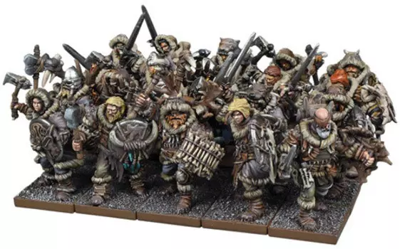 Миниатюра Mantic Games Kings of War 3E: Northern Alliance - Clansmen Regiment