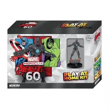 Миниатюра Marvel HeroClix: Avengers 60th Anniversary - Play at Home Kit - Iron Man