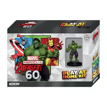 Миниатюра Marvel HeroClix: Avengers 60th Anniversary - Play at Home Kit - Hulk