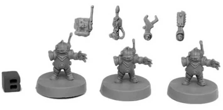 Миниатюра Reaper Bones Black: Toolbots (3)