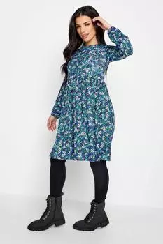 Миниатюрное свободное платье PixieGirl, синий