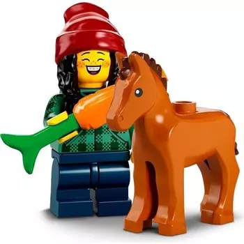 Минифигурка Lego Лошадь и конюх