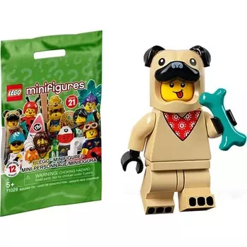 Минифигурка Lego Парень в костюме мопса