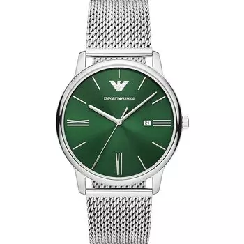 Минималистичные наручные часы ar11578 Emporio Armani, серебряный