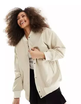 Минималистичный бомбер свободного кроя ASOS