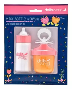 Мир кукол, Волшебные бутылочки - молоко, апельсиновый сок и соска Dolls World