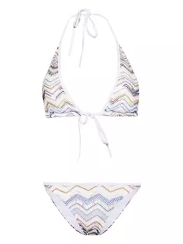 Missoni бикини с люрексом, белый