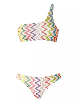 Missoni бикини с узором зигзаг, белый