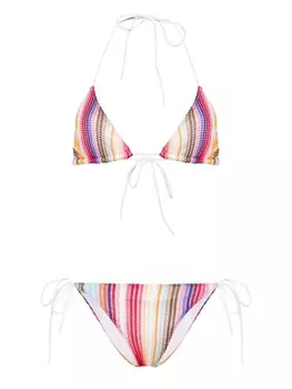 Missoni бикини в полоску, красный