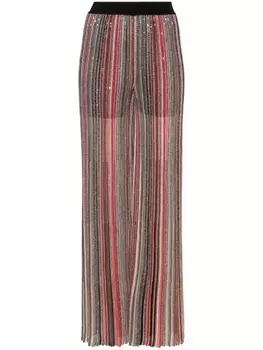 Missoni брюки с пайетками, черный
