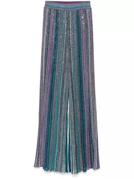 Missoni брюки с пайетками, синий