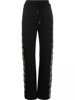 Missoni брюки с узором зигзаг, черный