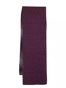 Missoni двусторонний шарф Zigzag, фиолетовый