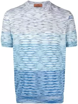 Missoni футболка в полоску, синий