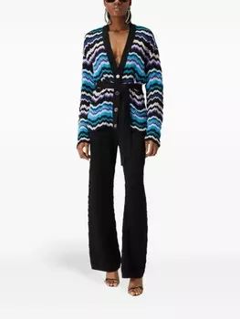 Missoni кардиган с поясом, синий