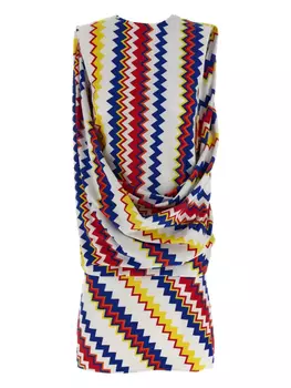 Missoni платье Peplos, белый