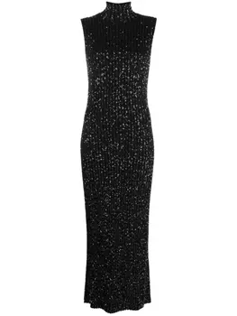 Missoni платье с пайетками, черный