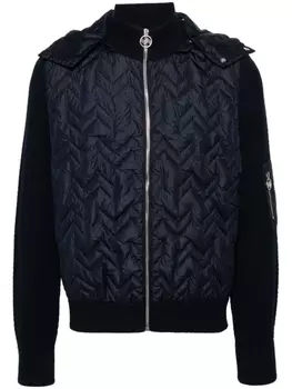 Missoni пуховик с капюшоном, синий