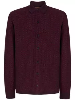 Missoni рубашка с узором, красный