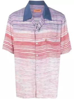 Missoni рубашка в полоску, синий