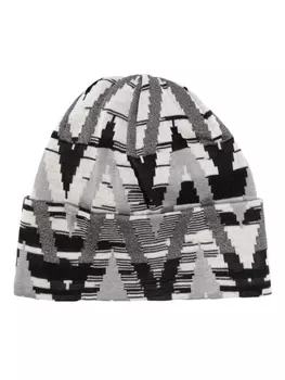 Missoni шапка бини с узором зигзаг, серый