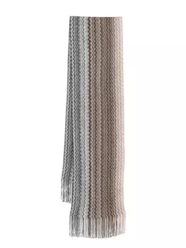 Missoni шарф с люрексом, серый