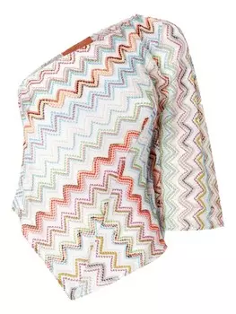 Missoni топ на одно плечо, белый