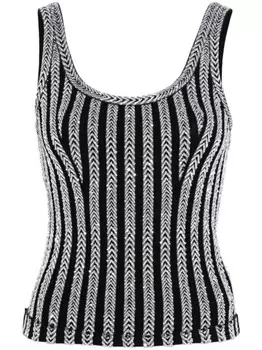 Missoni топ с пайетками, черный