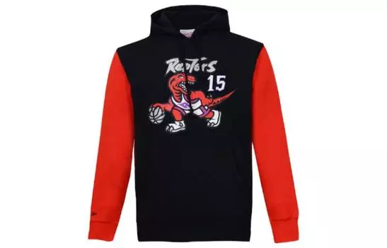 Mitchell Ness Свитшот унисекс черно-красная