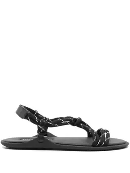 Miu Miu сандалии Nastro, черный