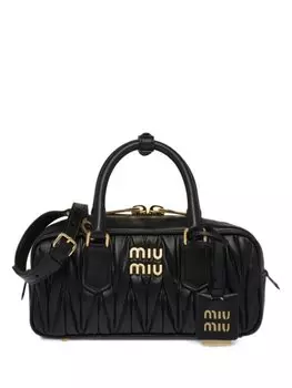 Стеганая сумка Miu Miu Arcadie, черный