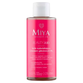 Miya Cosmetics BEAUTY.lab осветляющий тоник для лица с гликолевой кислотой 5%, 150 мл