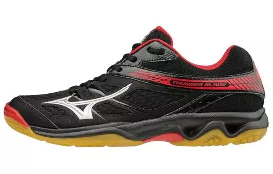 Mizuno Кроссовки унисекс, Black/Red