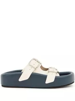 MM6 Maison Margiela дутые сандалии, белый