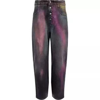 MM6 Maison Margiela Джинсы прямого кроя с эффектом выбеливания