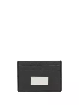 MM6 Maison Margiela картхолдер с логотипом Numeric, черный