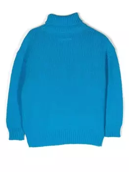 MM6 Maison Margiela Kids джемпер с логотипом, синий