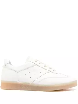 MM6 Maison Margiela кожаные кроссовки, белый