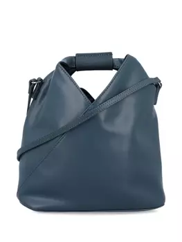 Кожаная сумка-тоут MM6 Maison Margiela, синий