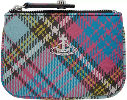 Многоцветный кошелек для монет на молнии Vivienne Westwood