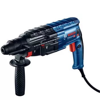 Многофункциональная ударная дрель промышленного класса Bosch GBH-2-24-DRE не включает аксессуары и входит в стандартную комплектацию.