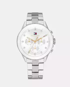 Многофункциональные мужские часы Mellie 1782707 из стали Tommy Hilfiger, серебряный