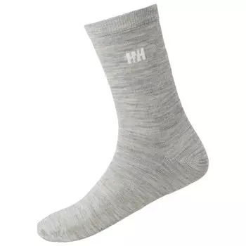 Многофункциональные носки Helly Hansen Everyday Wool Sock 2-Pack, цвет Grey Melange