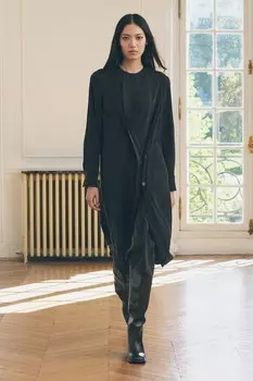 Многопозиционное длинное платье ZARA, черный