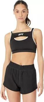Многослойный спортивный бюстгальтер UFC, цвет Black/White