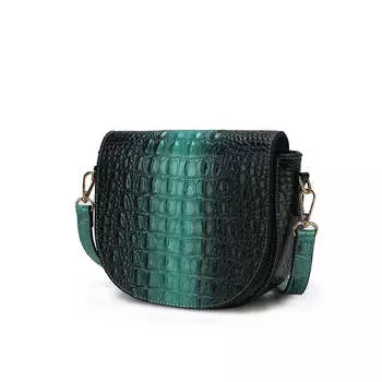 Модная сумка через плечо Amalia с тиснением под крокодила от Mia K MKF Collection By Mia K., зеленый