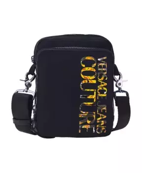 Модная сумка через плечо Versace Jeans Couture, черный