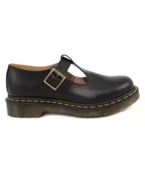 Модные кожаные лоферы Dr. Martens, черный