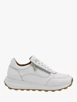 Модные кроссовки из кожи bertina Jones Bootmaker, белый