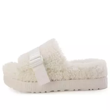 Модные сандалии флуфита тапочки Ugg, белый